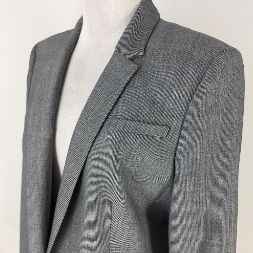 Banana Republic 14 Gray Wool Blazer light weight - Picture 3 of 6